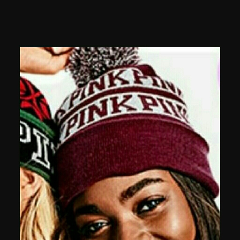 New Pink Victoria's Secret Hat,Beane